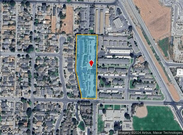  108 E Park St, Hollister, CA Parcel Map