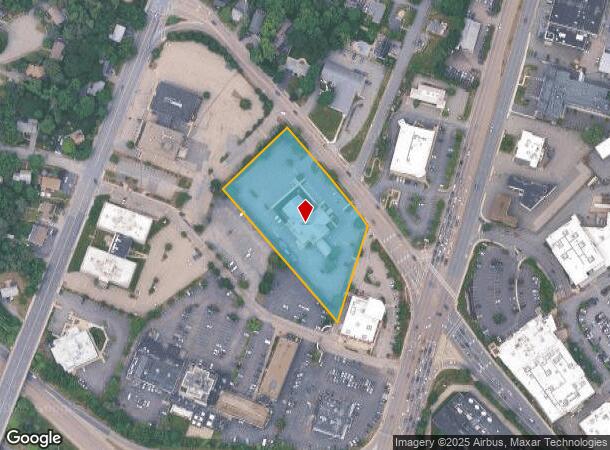 55 Elm St, Dedham, MA Parcel Map