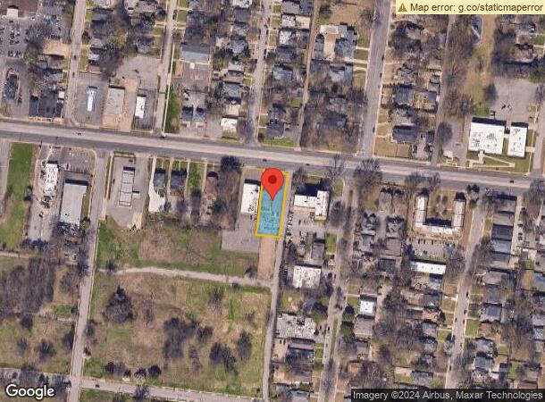  1469 Poplar Ave, Memphis, TN Parcel Map