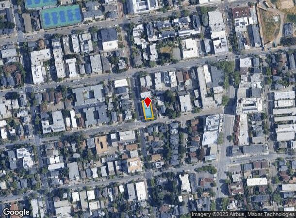  2515 Dana St, Berkeley, CA Parcel Map