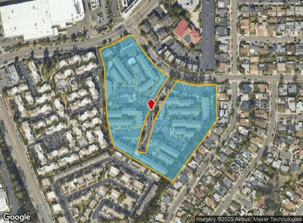  3841 Caminito Aguilar, San Diego, CA Parcel Map