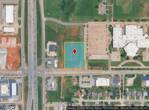  125 Ne 27Th St, Moore, OK Parcel Map