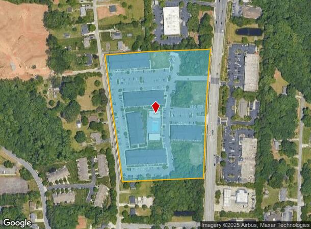  3619 N Elm St, Greensboro, NC Parcel Map