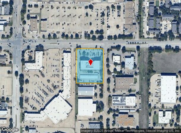 2828 E Trinity Mills Rd, Carrollton, TX Parcel Map