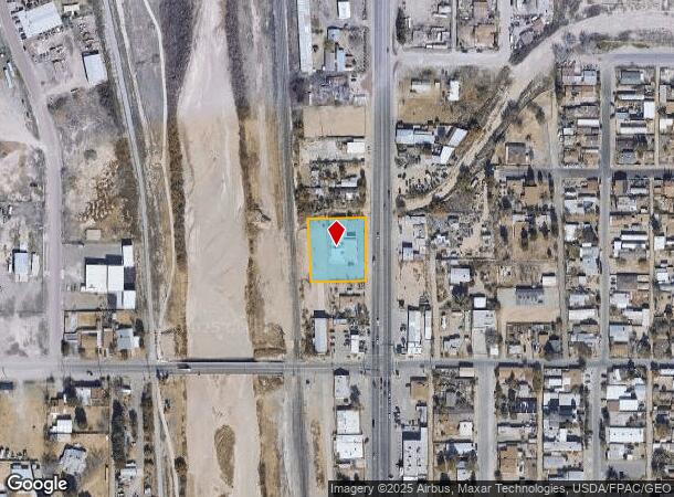  7117 Doniphan Dr, Canutillo, TX Parcel Map