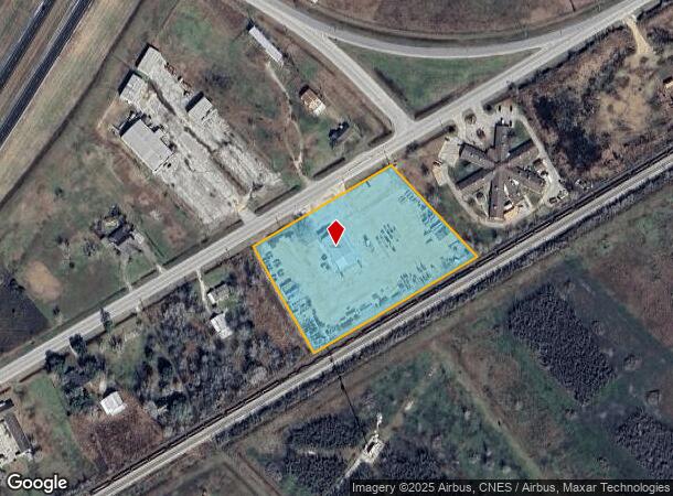  1405 W Main St, Edna, TX Parcel Map