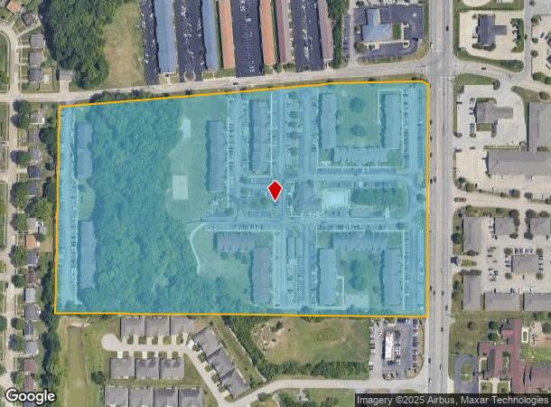  3450 N Green River Rd, Evansville, IN Parcel Map