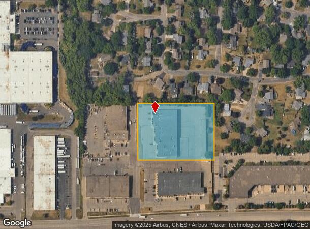  1650 Cliff Rd E, Burnsville, MN Parcel Map