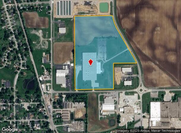  1450 Commerce Pkwy, Franklin, IN Parcel Map