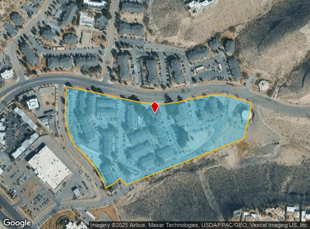 200 N Mesa Hills Dr, El Paso, TX Parcel Map