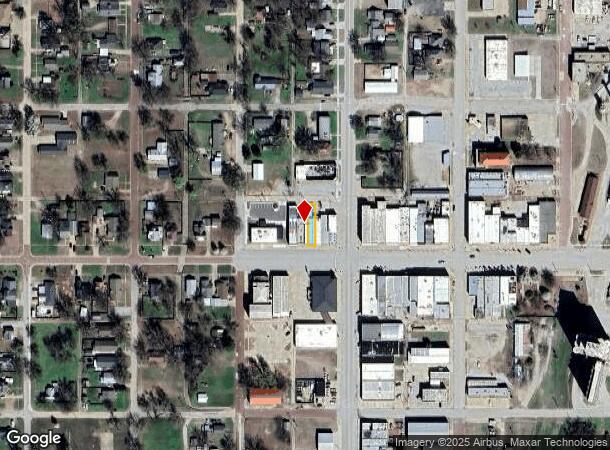 106 W Grand Ave, Tonkawa, OK Parcel Map