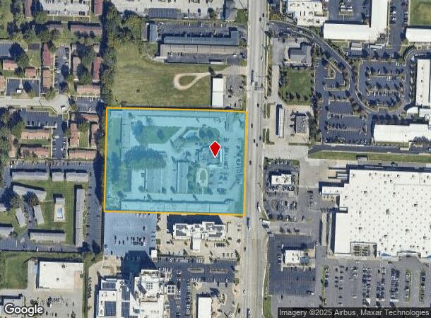 2535 N Glenstone Ave, Springfield, MO Parcel Map