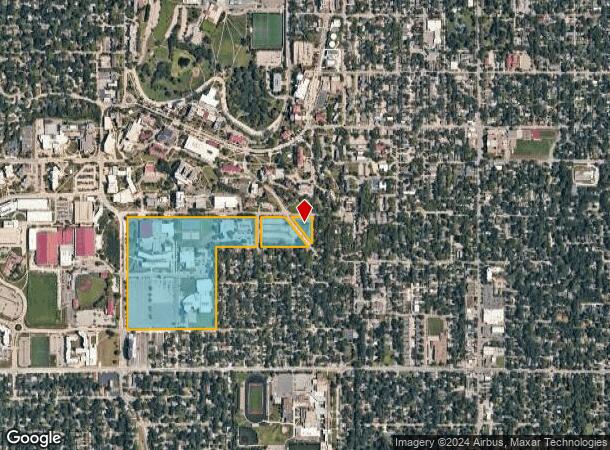  901 Sunnyside Ave, Lawrence, KS Parcel Map