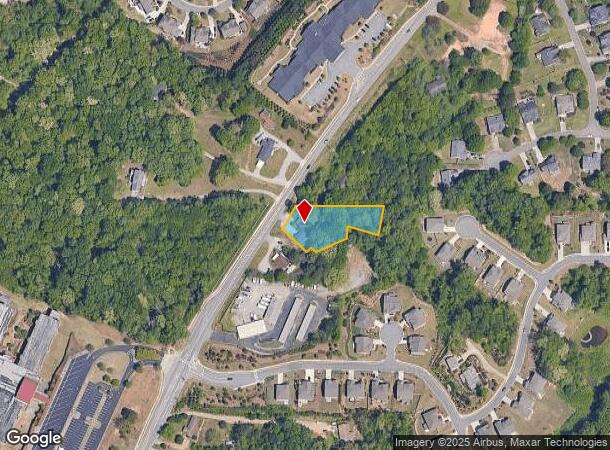 1581 James Burgess Rd, Suwanee, GA Parcel Map