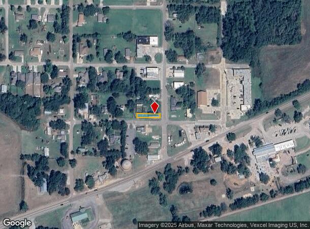  201 N Main St, Arcadia, OK Parcel Map