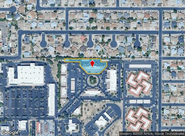  5750 W Thunderbird Rd, Glendale, AZ Parcel Map