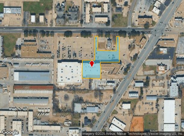 1040 W Arkansas Ln, Arlington, TX Parcel Map