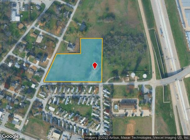 411 Lois St, Roanoke, TX Parcel Map