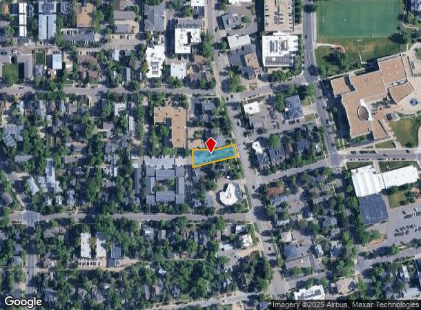  2439 Broadway St, Boulder, CO Parcel Map