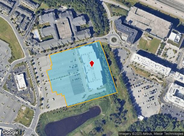 10100 Mill Run Cir, Owings Mills, MD Parcel Map