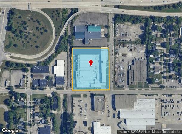  735 E Hazel St, Lansing, MI Parcel Map