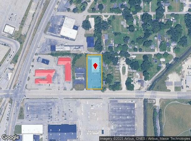 1410 E Mcgalliard Rd, Muncie, IN Parcel Map