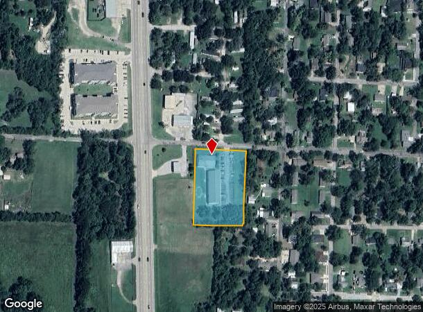  1201 W 10Th St, Bonham, TX Parcel Map