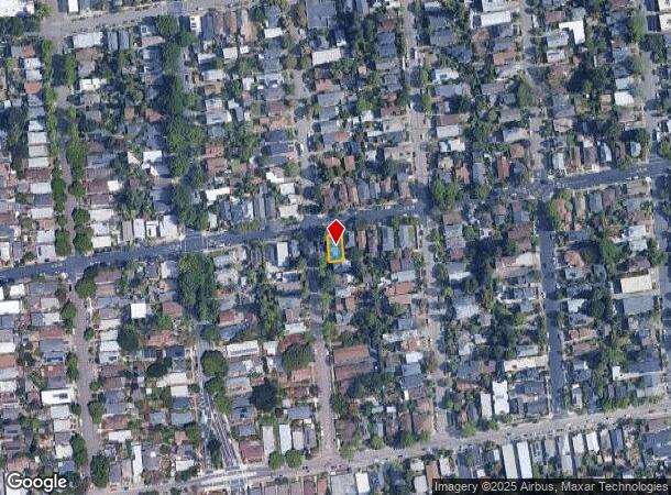  1626 Channing Way, Berkeley, CA Parcel Map