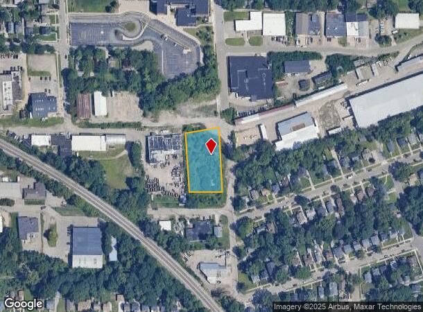  1601 Blaine Ave Se, Grand Rapids, MI Parcel Map