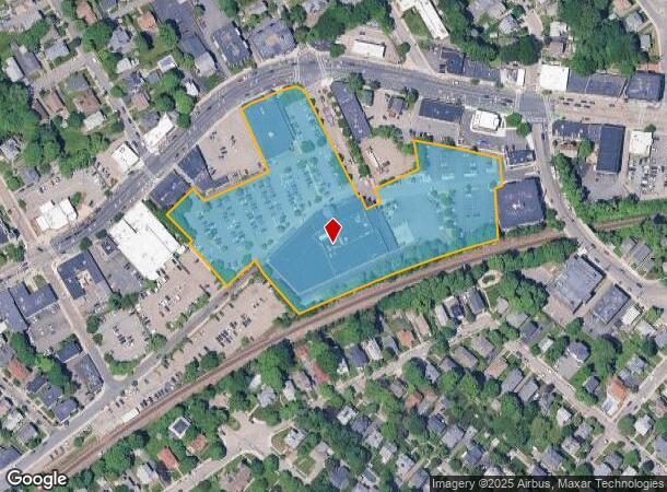 1804 Centre St, West Roxbury, MA Parcel Map