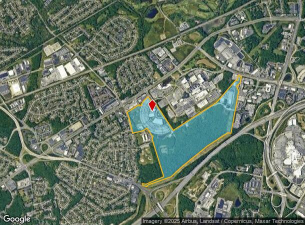  1201 Continental Dr, Newark, DE Parcel Map