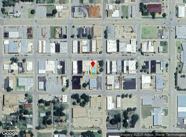 606 Frisco Ave, Clinton, OK Parcel Map