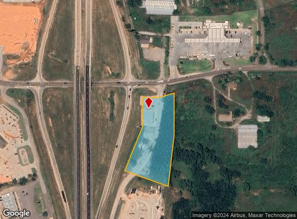  6801 Industrial Blvd, Edmond, OK Parcel Map