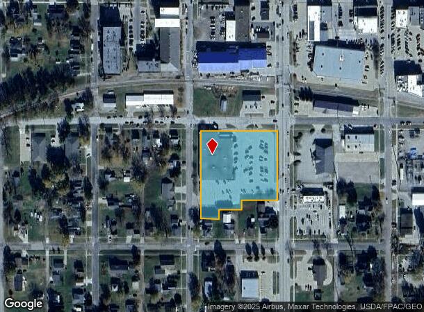  727 West St, Grinnell, IA Parcel Map