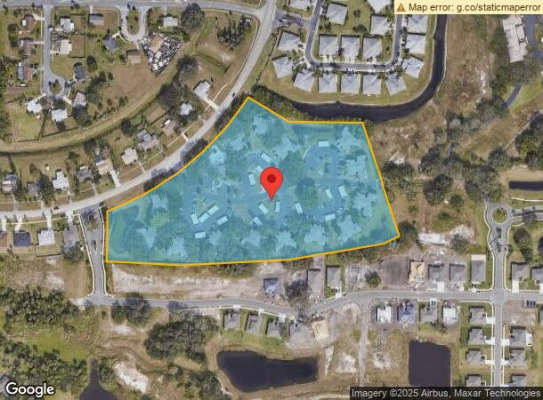  1111 Malabar Lakes Dr Ne, Palm Bay, FL Parcel Map