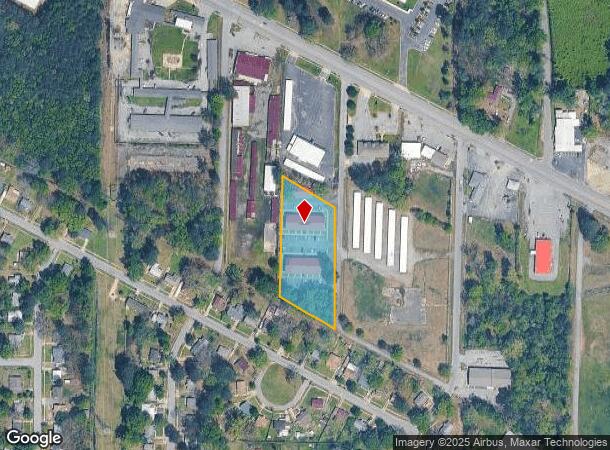1002 N Hemlock St, White Hall, AR Parcel Map
