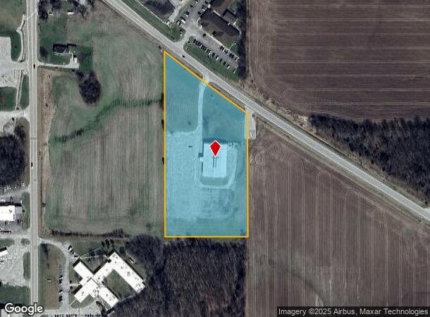  11198 Illinois Route 185, Hillsboro, IL Parcel Map