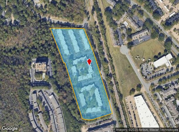 2300 Rebsamen Park Rd, Little Rock, AR Parcel Map