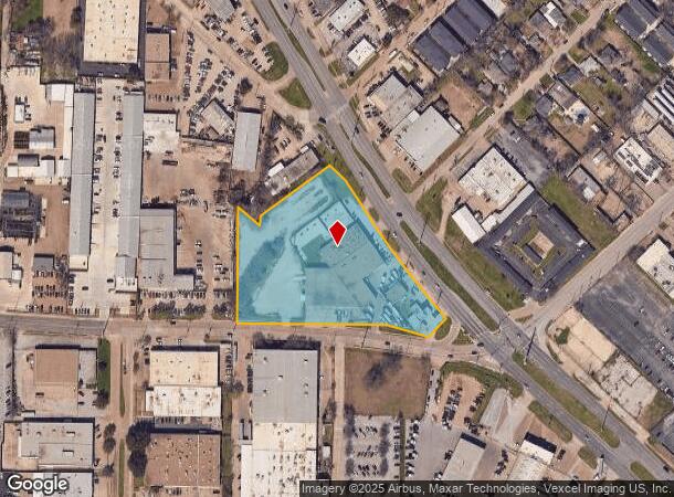 7125 Harry Hines Blvd, Dallas, TX Parcel Map