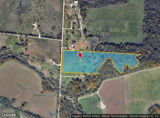  9300 Burnett Rd, Justin, TX Parcel Map