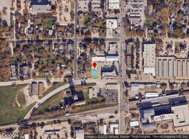 208 W Hudgins St, Grapevine, TX Parcel Map