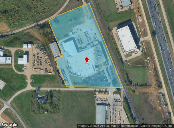 3100 Jim Christal Rd, Denton, TX Parcel Map