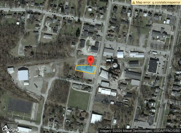  421 N West St, Hillsboro, OH Parcel Map