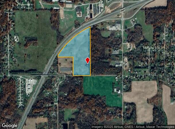  100 N West St, Angola, IN Parcel Map