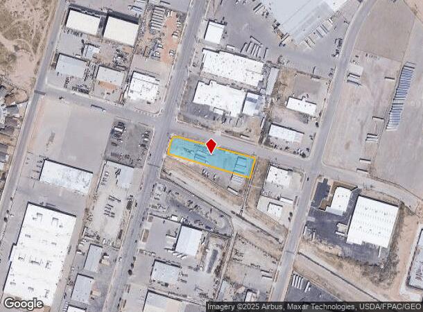  1090 Pendale Rd, El Paso, TX Parcel Map