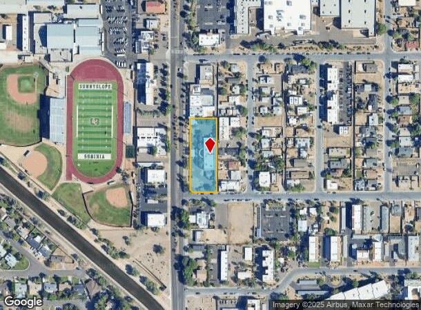  8801 N Central Ave, Phoenix, AZ Parcel Map