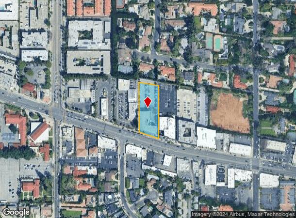  17609 Ventura Blvd, Encino, CA Parcel Map