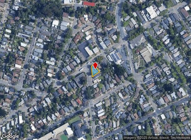  1325 Sacramento St, Berkeley, CA Parcel Map