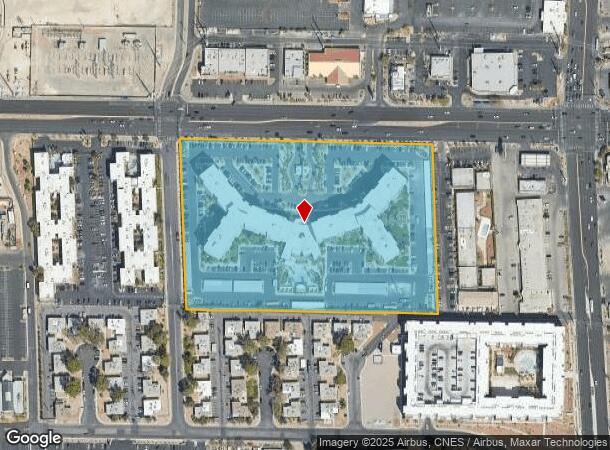  1055 E Flamingo Rd, Las Vegas, NV Parcel Map