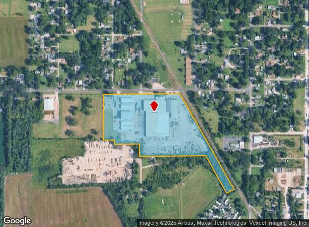 1105 Nw Lower Silver Lake Rd, Topeka, KS Parcel Map